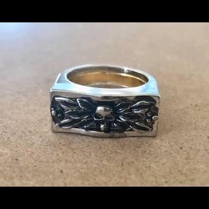 Poison Ring size 10 Sterling Silver